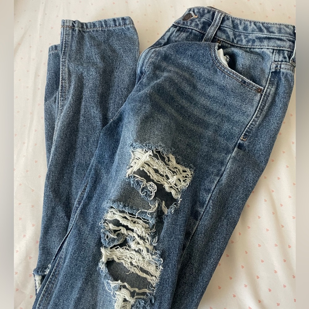 Distressed Fashion Nova Jeans